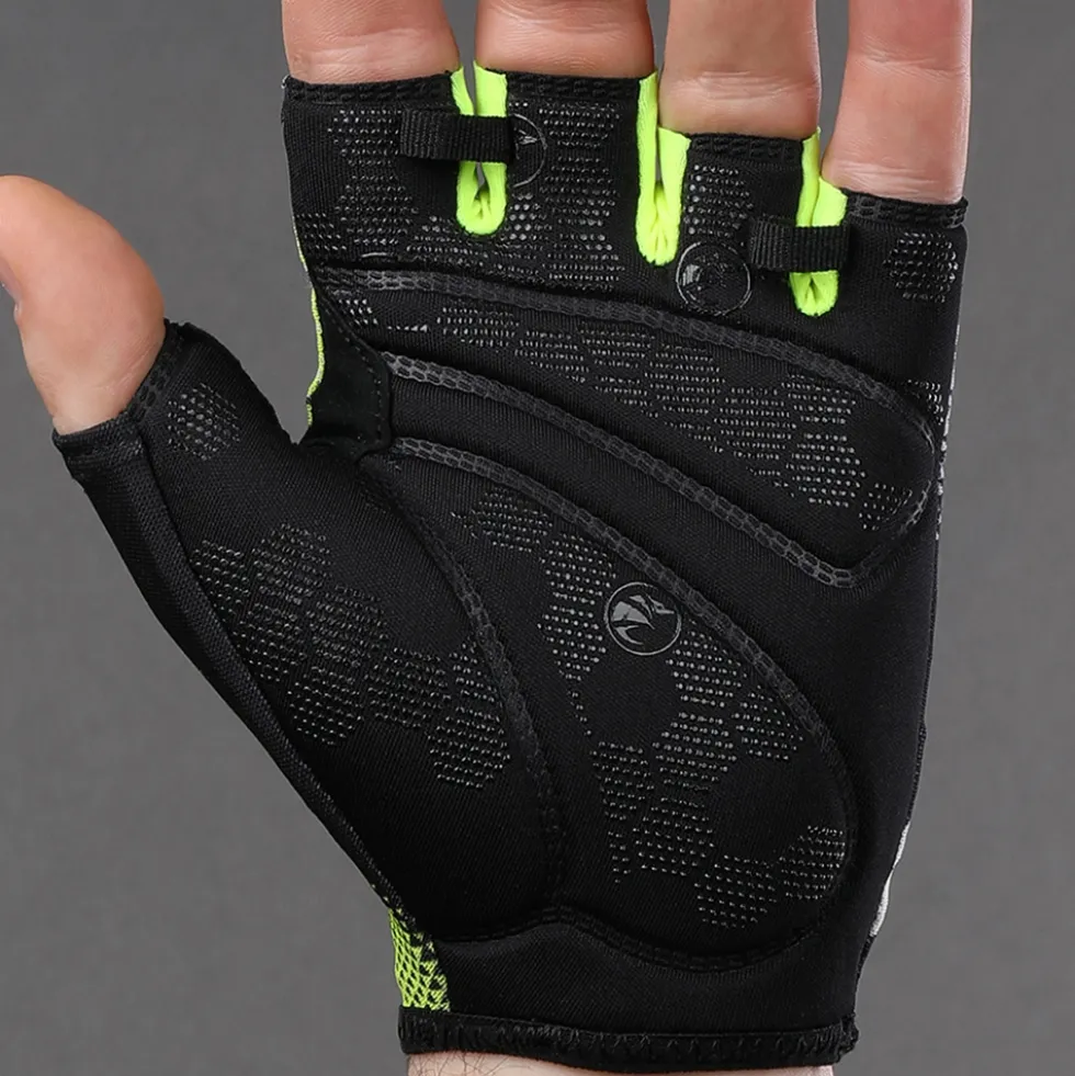 Chiba Solar II Handschoenen met Korte Vingers - black/neon yellow
