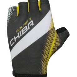 Chiba Solar II Handschoenen met Korte Vingers - black/neon yellow