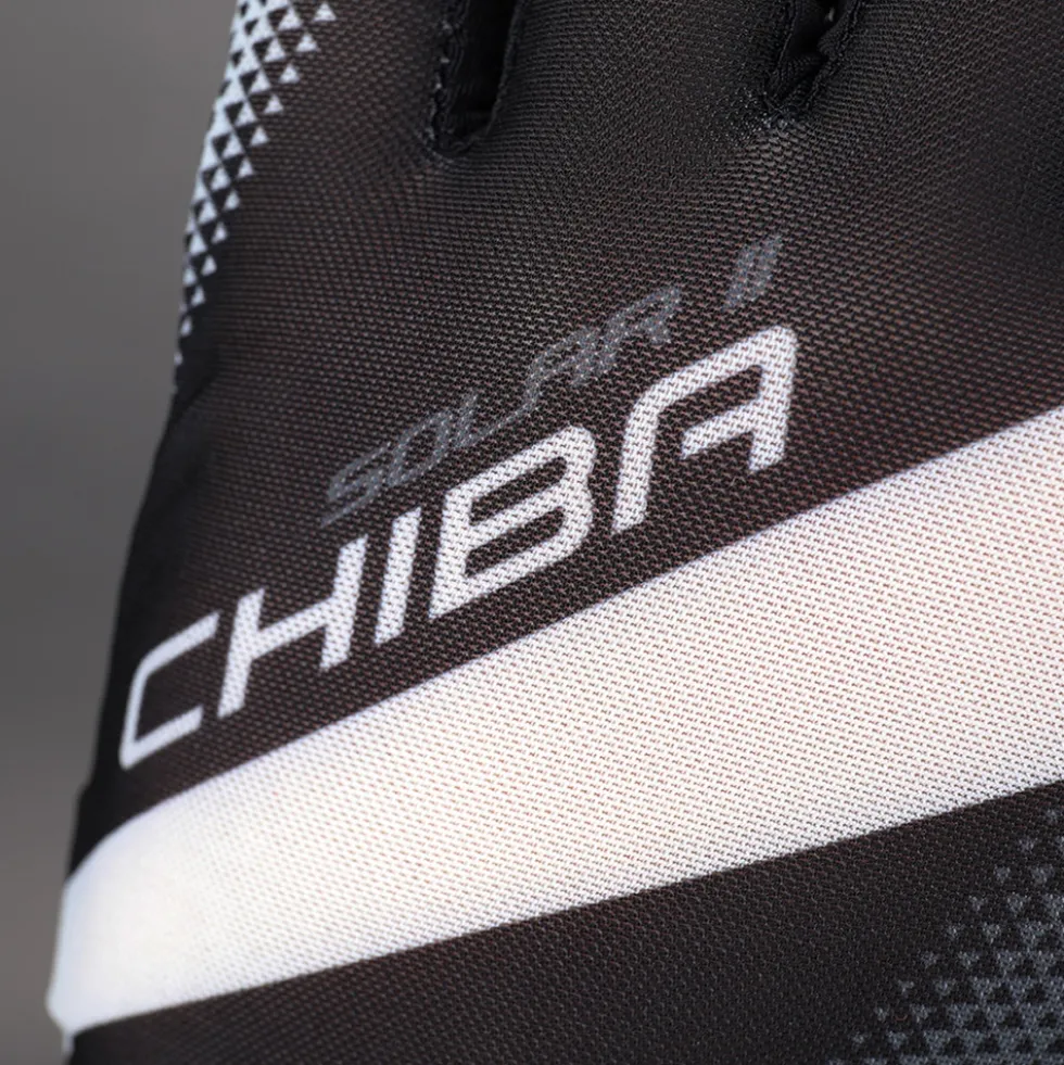 Chiba Solar II Handschoenen met Korte Vingers - zwart/rood