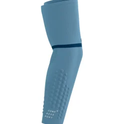 Compressport ArmForce Ultralight Compressie Armwarmers - denim/white reflective