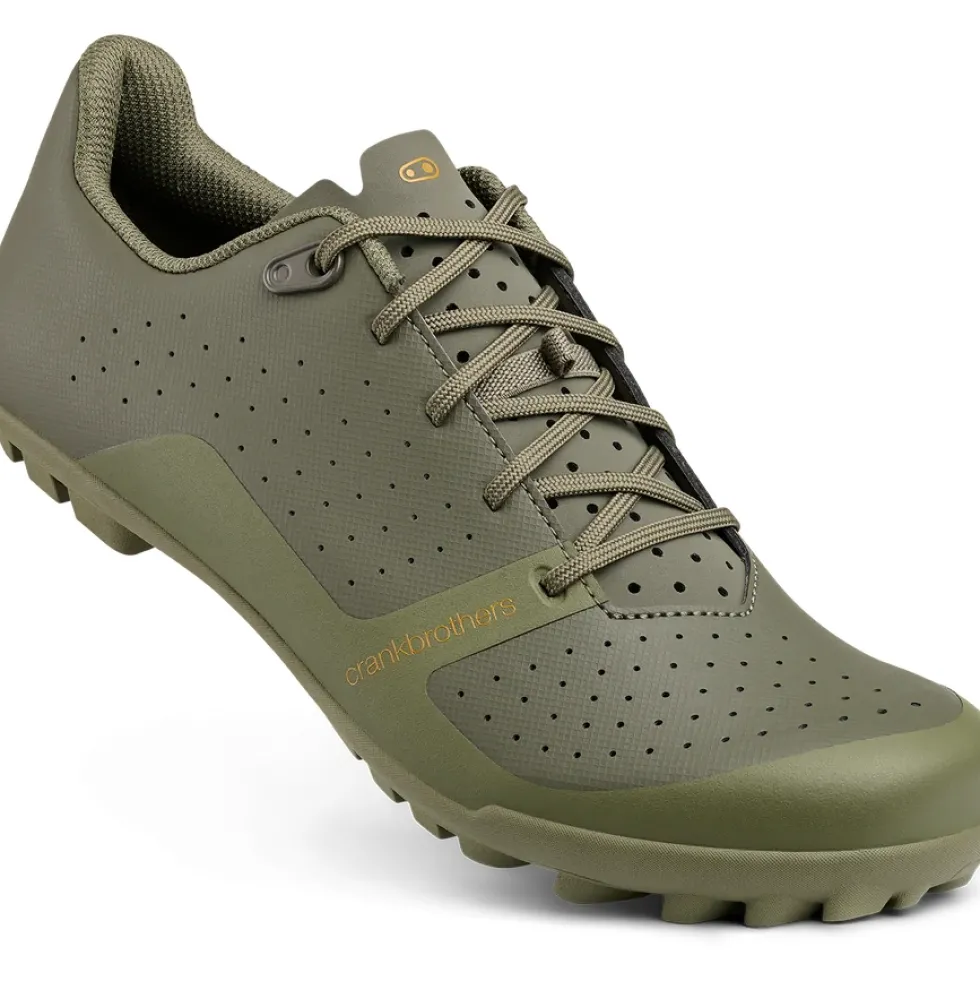 Crankbrothers Candy Lace Gravel-Schoenen - green/dark green/ochre
