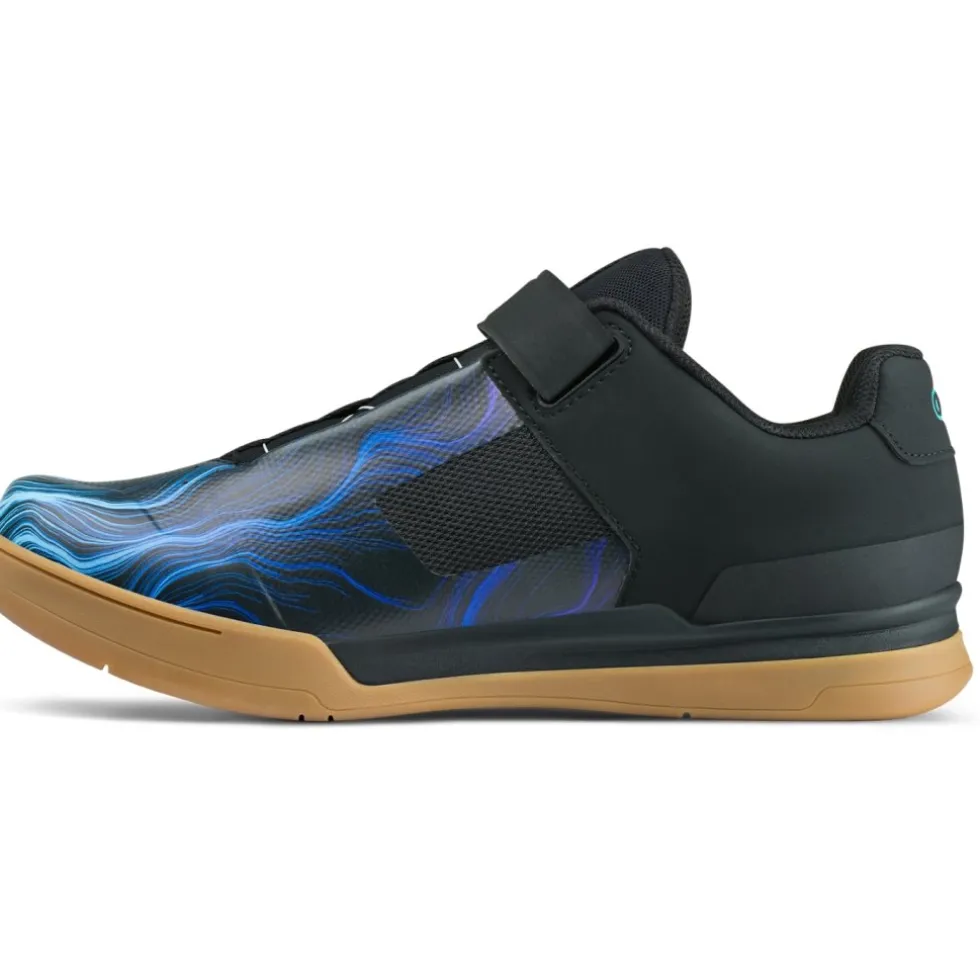 Crankbrothers Mallet BOA® MTB-Schoenen - Swirl Limited Edition - zwart/blauw/gum