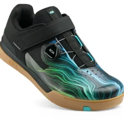 Crankbrothers Mallet BOA® MTB-Schoenen - Swirl Limited Edition - zwart/blauw/gum