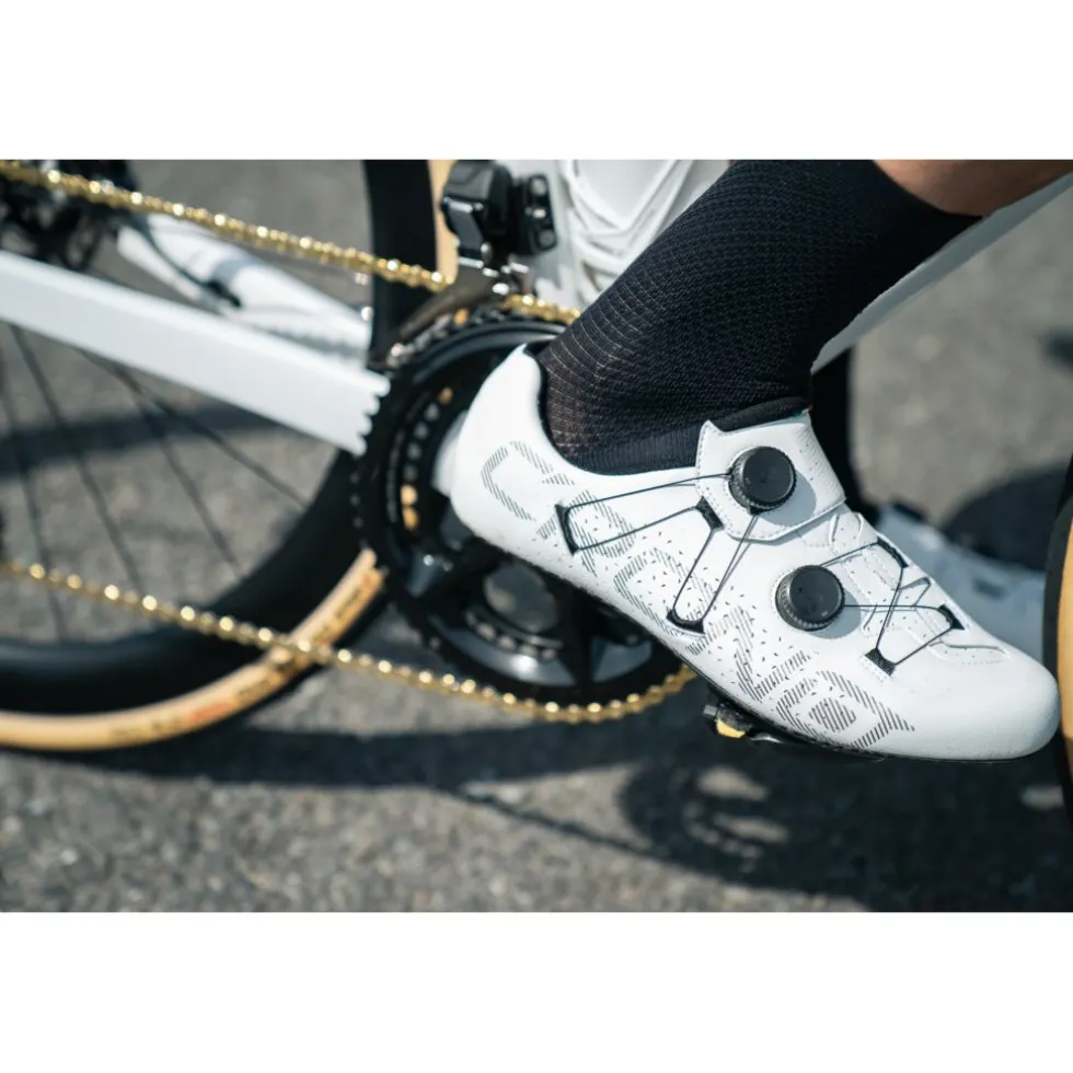 Crono CR1 Racefietsschoenen - White | Full Carbon Sole