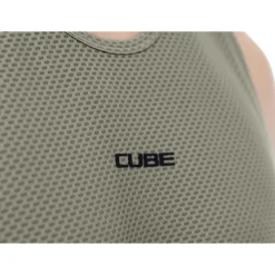 CUBE Mesh Hemd zonder Mouwen Heren - olijf