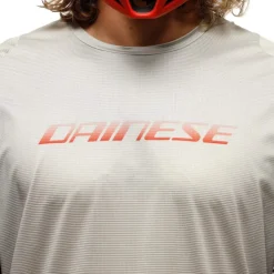 Dainese HgAER Shirt met Korte Mouwen Heren - taupe/rood