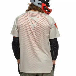 Dainese HgAER Shirt met Korte Mouwen Heren - taupe/rood
