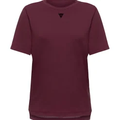 Dainese HgROX Shirt met Korte Mouwen Dames - windsor wine