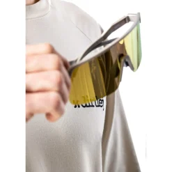 Dirtlej Mountee Drirelease® Merino MTB-Fietsshirt Heren - Black Label - warm grey