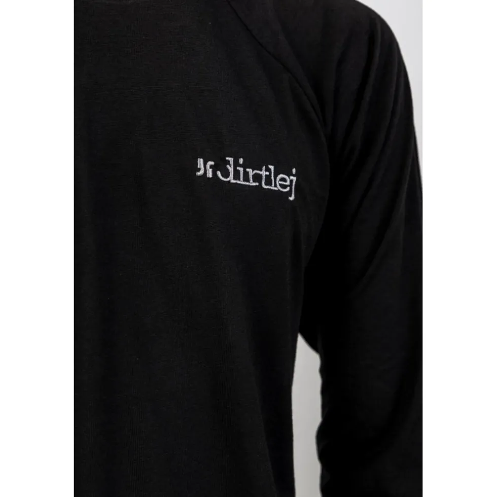 Dirtlej Mountee Long MTB Shirt Heren - zwart