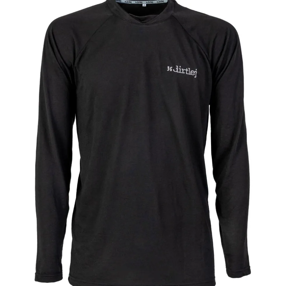 Dirtlej Mountee Long MTB Shirt Heren - zwart
