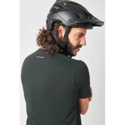 Dirtlej Mountee T-Shirt Heren - dark gray/lime