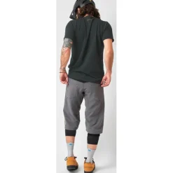 Dirtlej Mountee T-Shirt Heren - dark gray/lime