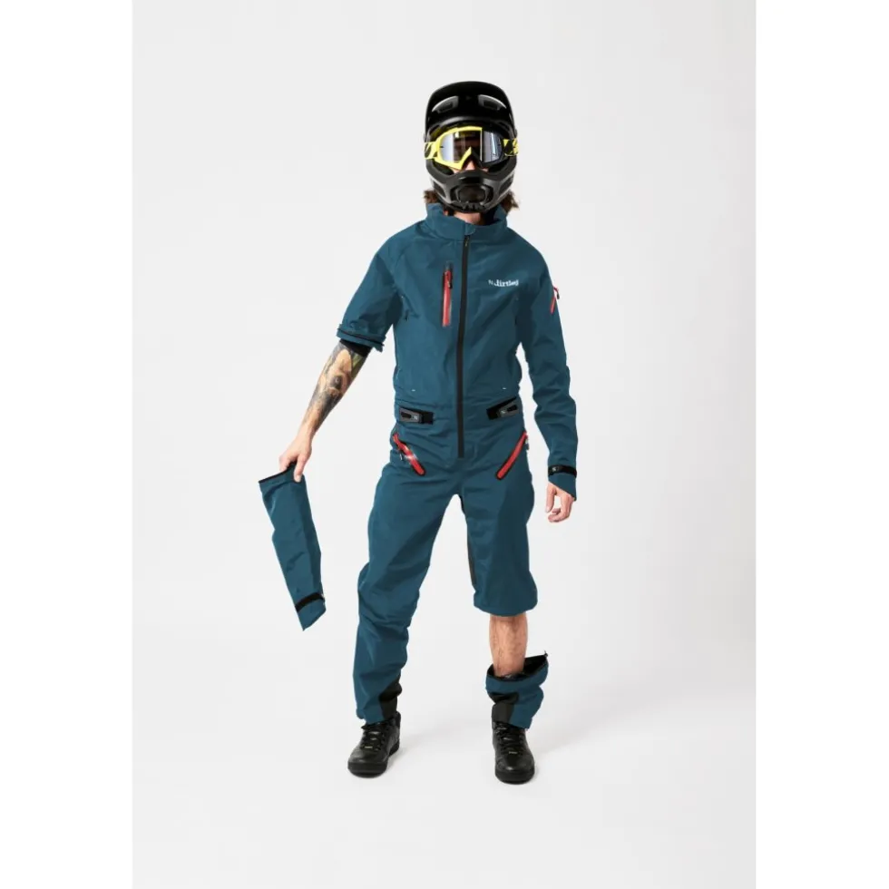 Dirtlej SFD Edition V4.0 Dirtsuit - Straight Cut - greenblue cherry