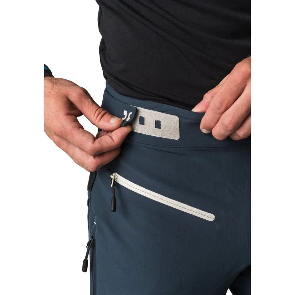 Dirtlej Trailscout Long Flex MTB-Broek Heren - Black Label - steel blue/grijs
