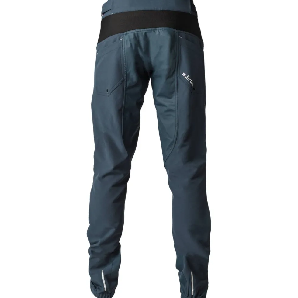 Dirtlej Trailscout Long Flex MTB-Broek Heren - Black Label - steel blue/grijs