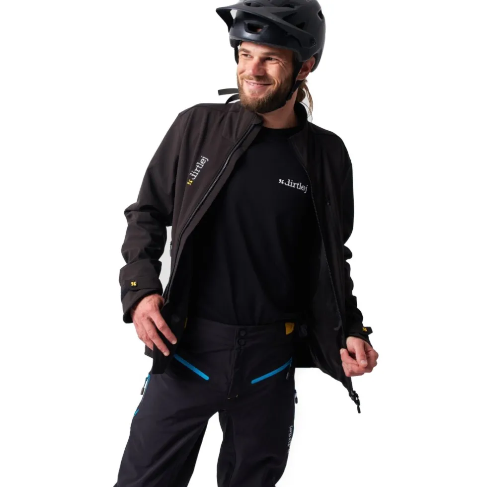 Dirtlej Weathershield Warm Softshell Jas - zwart