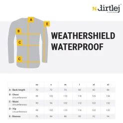 Dirtlej Weathershield Waterproof Regenjas - sapphire blue