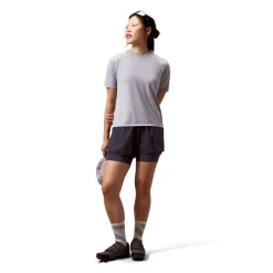 Endura Alltrack Rout Tech T-shirt met korte mouwen voor dames - aluminium