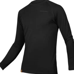 Endura BaaBaa Blend Baselayer met Lange Mouwen Heren - zwart