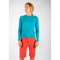 Endura BaaBaa Blend Baselayer met Lange Mouwen Dames - aubergine