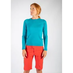Endura BaaBaa Blend Baselayer met Lange Mouwen Dames - zwart