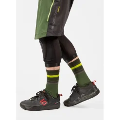 Endura BaaBaa Merino Stripe Sokken Middellang - rust red