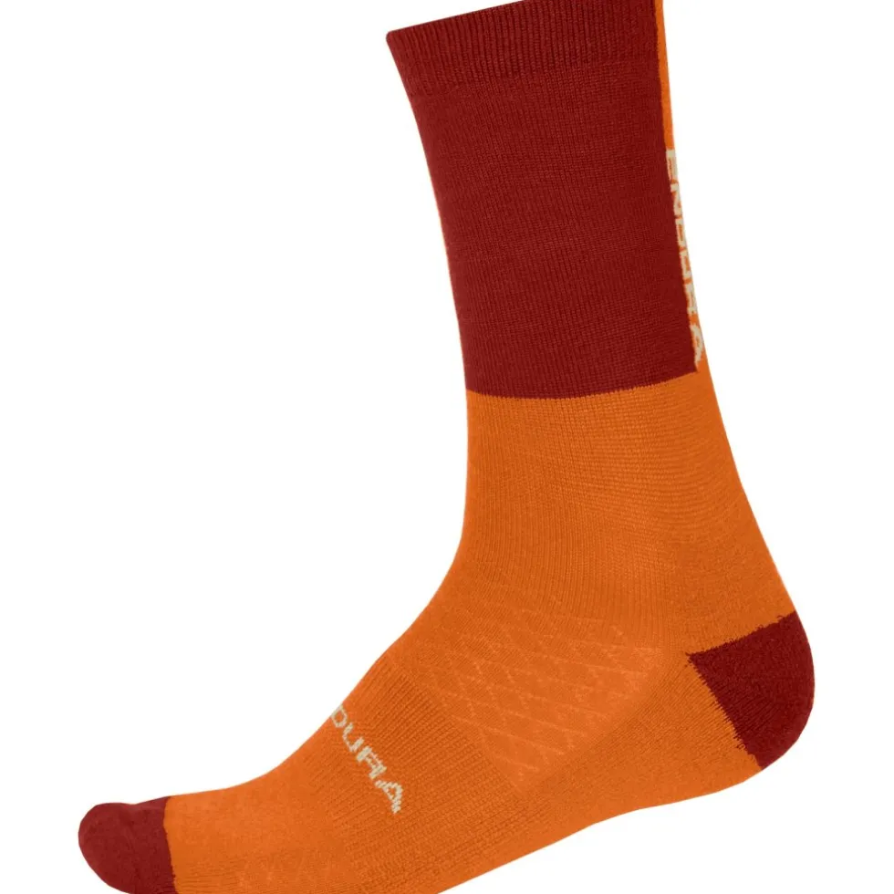 Endura BaaBaa Merino Winter Sokken Dames - harvest