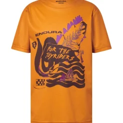 Endura SingleTrack Core T-shirt voor kinderen - end orange