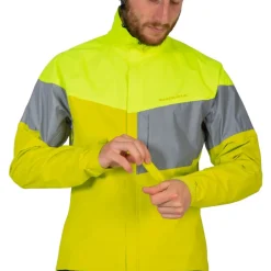 Endura Urban Luminite II Jas Heren - hi-viz blue / reflective