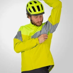 Endura Urban Luminite II Jas Heren - hi-viz blue / reflective