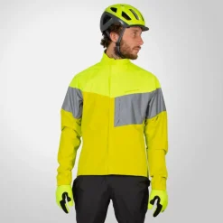 Endura Urban Luminite II Jas Heren - hi-viz blue / reflective