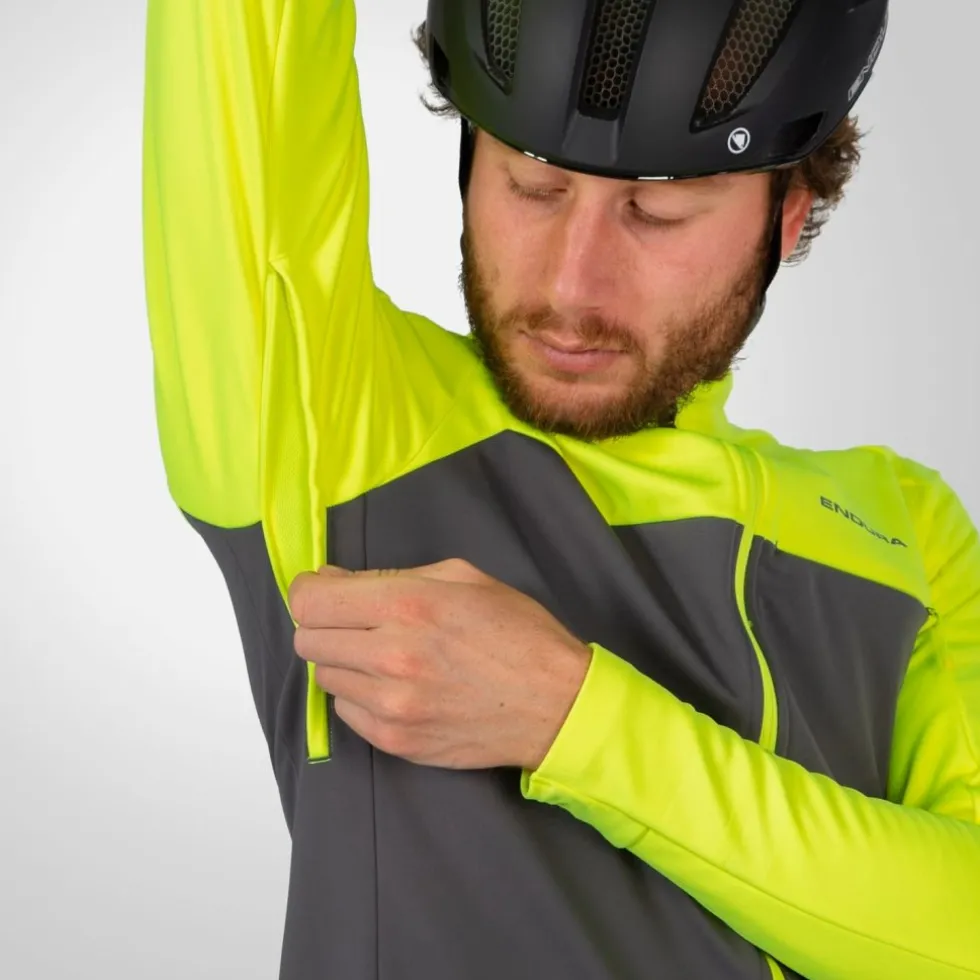 Endura Windchill II Jas Heren - hi-viz yellow