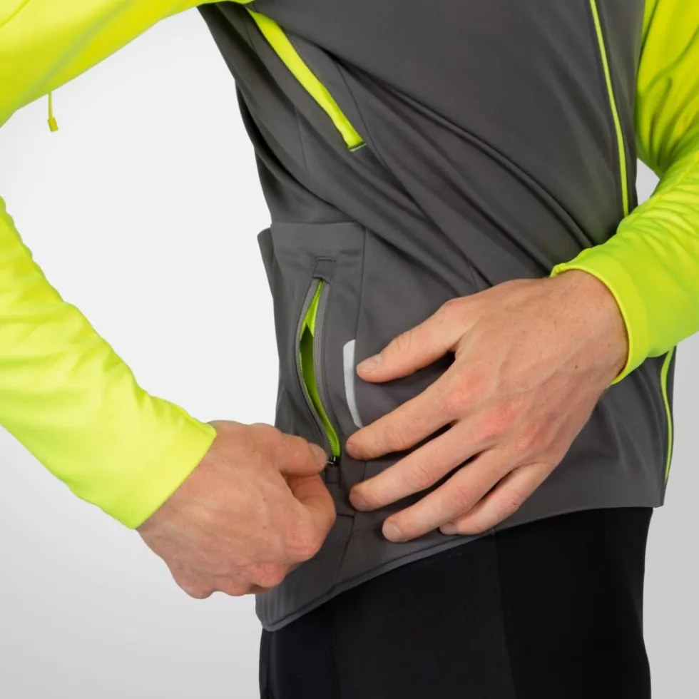 Endura Windchill II Jas Heren - hi-viz yellow