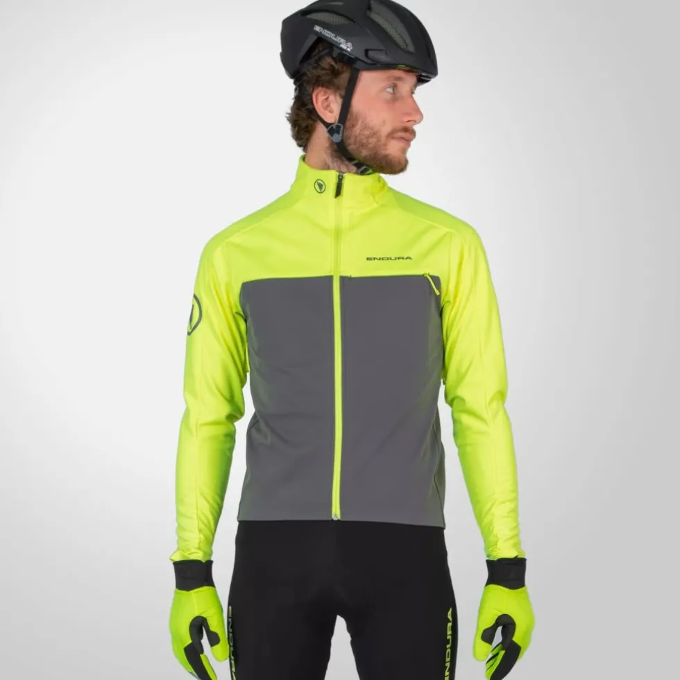 Endura Windchill II Jas Heren - hi-viz yellow