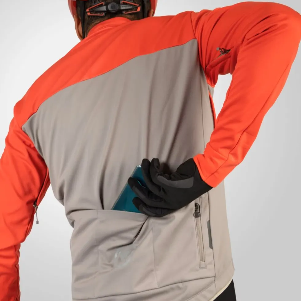 Endura Windchill II Jas Heren - pomegranate