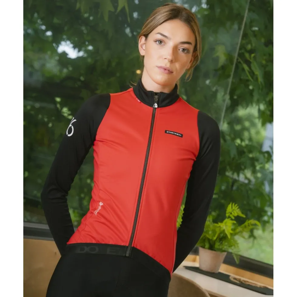 Etxeondo 76 Jas Dames - Rood/Zwart