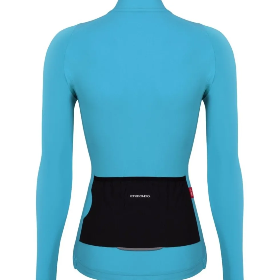 Etxeondo Alda Fietsshirt met Lange Mouwen Dames - Hemelsblauw