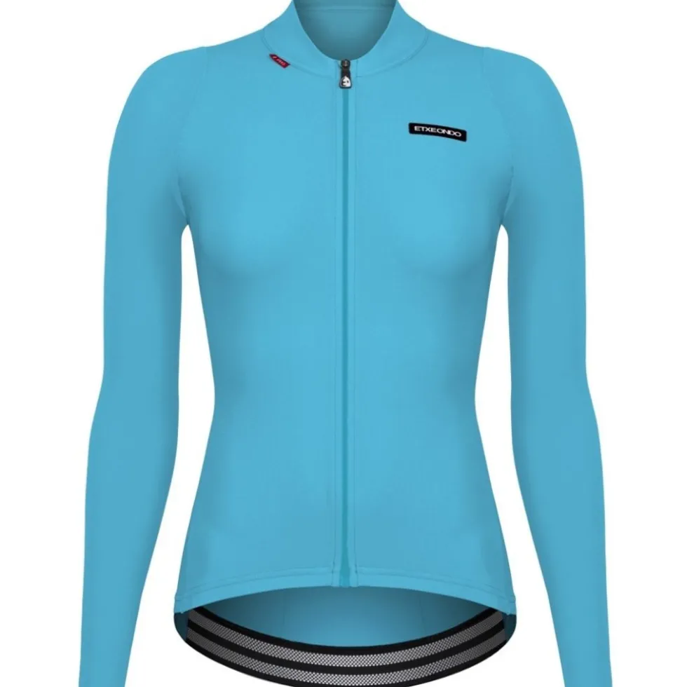 Etxeondo Alda Fietsshirt met Lange Mouwen Dames - Hemelsblauw