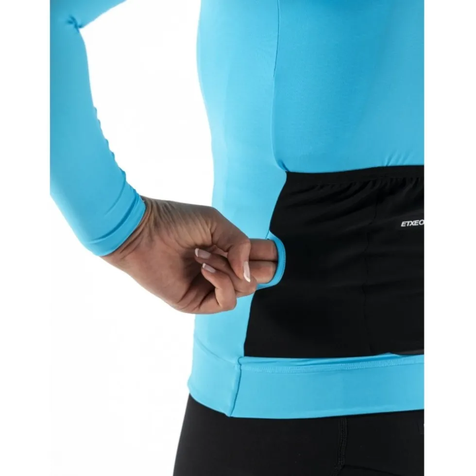 Etxeondo Alda Fietsshirt met Lange Mouwen Dames - Hemelsblauw