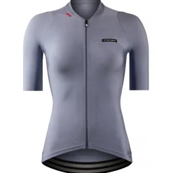 Etxeondo Alda Metálica Fietsshirt met Korte Mouwen Dames - Pearl Gray