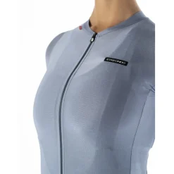 Etxeondo Alda Metálica Fietsshirt met Korte Mouwen Dames - Pearl Gray