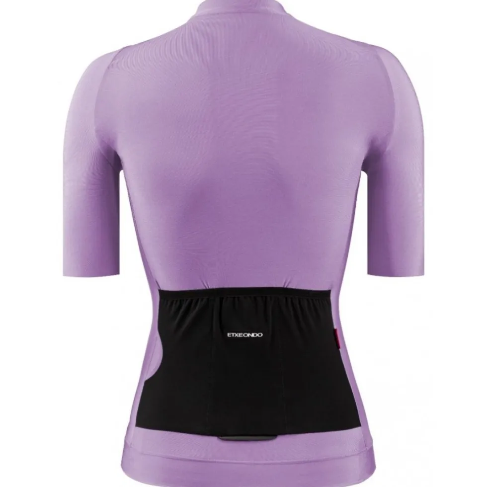 Etxeondo Alda Metálica Fietsshirt met Korte Mouwen Dames - Orchid Pink
