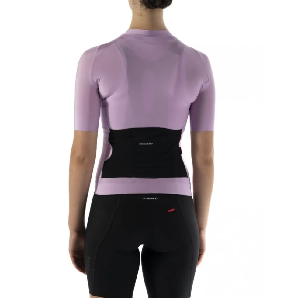 Etxeondo Alda Metálica Fietsshirt met Korte Mouwen Dames - Orchid Pink