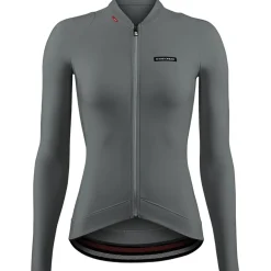 Etxeondo Alda Thermo Fietsshirt met Lange Mouwen Dames - Pearl Gray