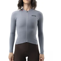 Etxeondo Alda Thermo Fietsshirt met Lange Mouwen Dames - Pearl Gray