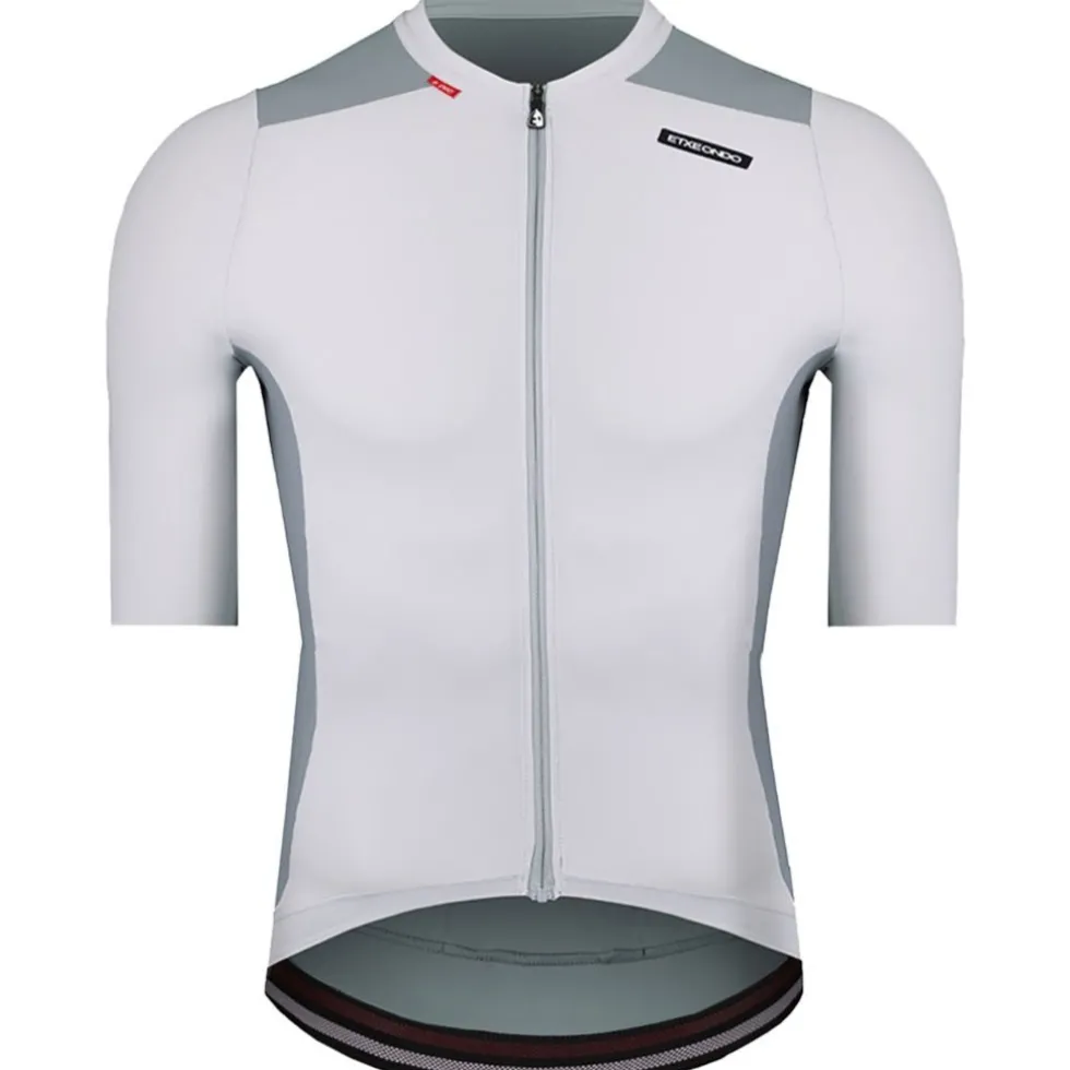 Etxeondo Alde 110 Color Edition Fietsshirt met Korte Mouwen Heren - Grey Cloud/Stone Grey