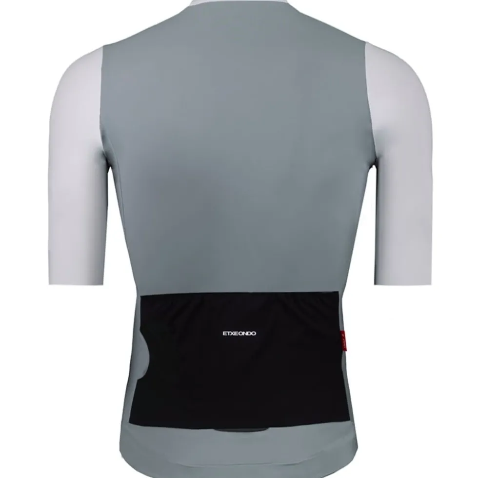 Etxeondo Alde 110 Color Edition Fietsshirt met Korte Mouwen Heren - Grey Cloud/Stone Grey