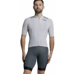 Etxeondo Alde 110 Color Edition Fietsshirt met Korte Mouwen Heren - Grey Cloud/Stone Grey