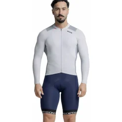 Etxeondo Alde L/S Color Edition Fietsshirt met Lange Mouwen Heren - Grey Cloud/Stone Grey